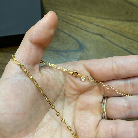 14K gold plated cross necklace - Picture 4 of 6